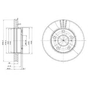 Imagine Disc frana DELPHI BG3172