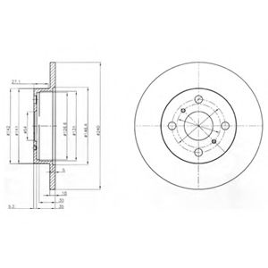 Imagine Disc frana DELPHI BG3270