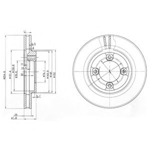 Imagine Disc frana DELPHI BG3272