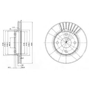 Imagine Disc frana DELPHI BG3359