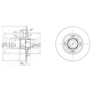 Imagine Disc frana DELPHI BG3360