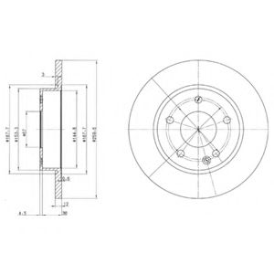 Imagine Disc frana DELPHI BG3394