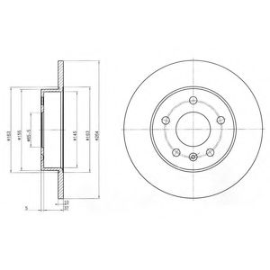 Imagine Disc frana DELPHI BG3406C