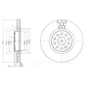 Imagine Disc frana DELPHI BG3497