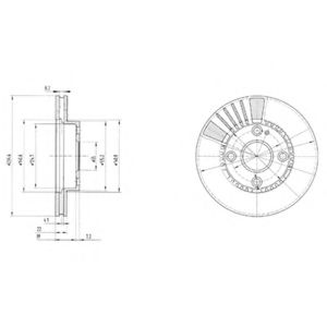 Imagine Disc frana DELPHI BG3508