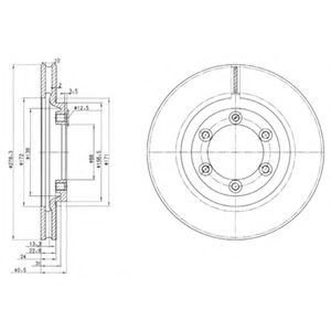 Imagine Disc frana DELPHI BG3523