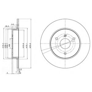 Imagine Disc frana DELPHI BG3526