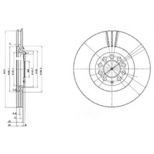 Imagine Disc frana DELPHI BG3528