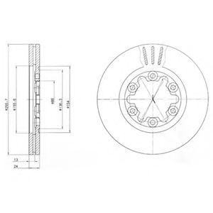 Imagine Disc frana DELPHI BG3559