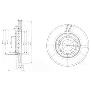 Imagine Disc frana DELPHI BG3695