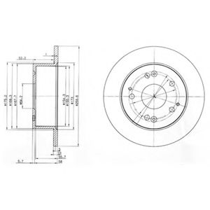 Imagine Disc frana DELPHI BG3745