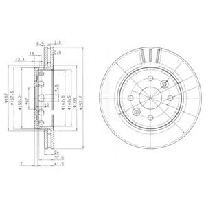 Imagine Disc frana DELPHI BG3803