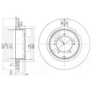 Imagine Disc frana DELPHI BG3811