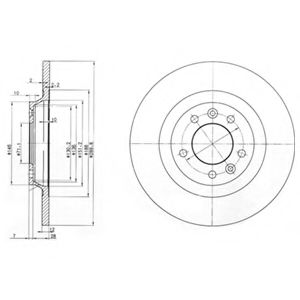 Imagine Disc frana DELPHI BG3836