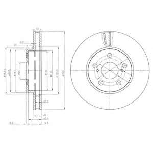 Imagine Disc frana DELPHI BG3850