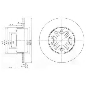 Imagine Disc frana DELPHI BG3890C