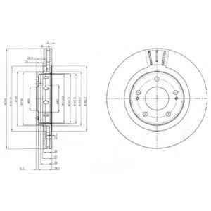 Imagine Disc frana DELPHI BG4038