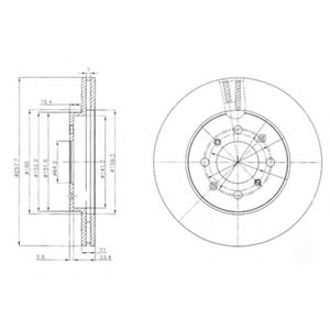 Imagine Disc frana DELPHI BG4148