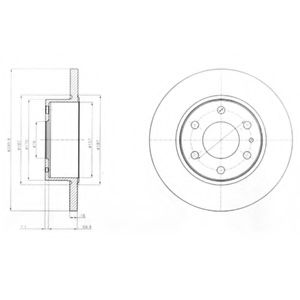 Imagine Disc frana DELPHI BG4165