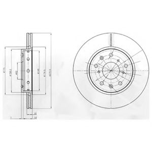 Imagine Disc frana DELPHI BG4208