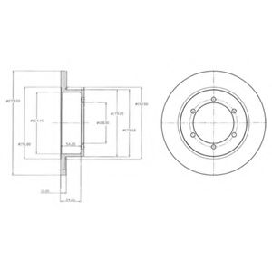 Imagine Disc frana DELPHI BG4218