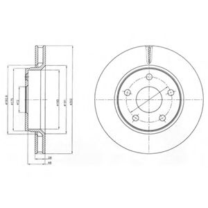 Imagine Disc frana DELPHI BG4259