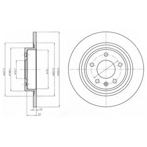 Imagine Disc frana DELPHI BG4279C