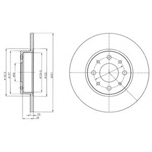 Imagine Disc frana DELPHI BG4312