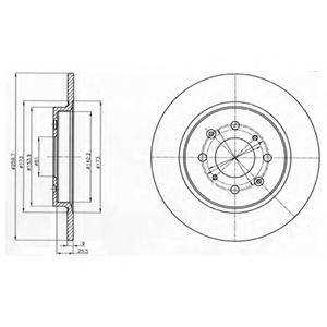 Imagine Disc frana DELPHI BG4385C