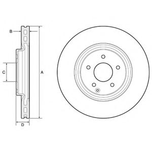 Imagine Disc frana DELPHI BG4660