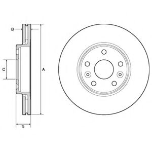 Imagine Disc frana DELPHI BG4667C