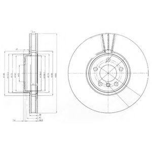 Imagine Disc frana DELPHI BG9004