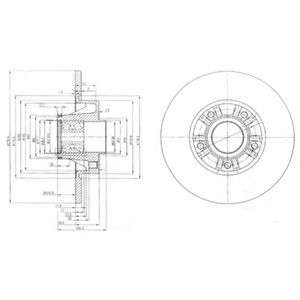 Imagine Disc frana DELPHI BG9031RS