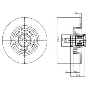 Imagine Disc frana DELPHI BG9112RS