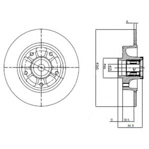 Imagine Disc frana DELPHI BG9112RSC