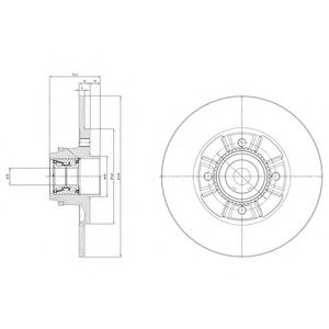 Imagine Disc frana DELPHI BG9114RS