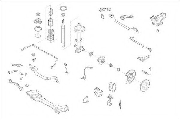 Imagine Suspensie roata DELPHI BMW-00247-F