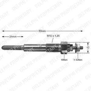 Imagine Bujie incandescenta DELPHI HDS247