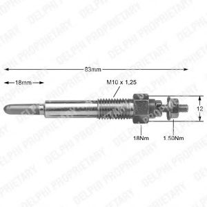 Imagine Bujie incandescenta DELPHI HDS346