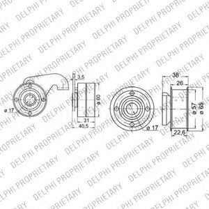 Imagine Set curea de distributie DELPHI KDB145