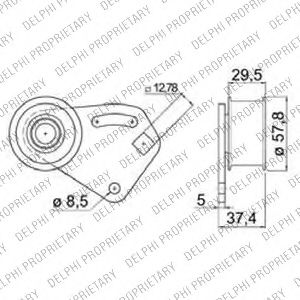 Imagine Set curea de distributie DELPHI KDB181