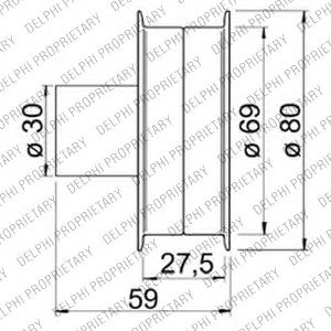 Imagine Set curea de distributie DELPHI KDB213