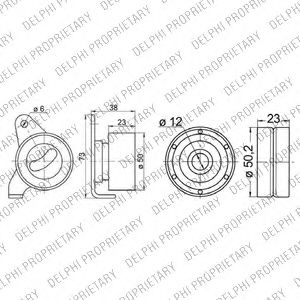 Imagine Set curea de distributie DELPHI KDB245