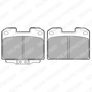 Imagine set placute frana,frana disc DELPHI LP1427