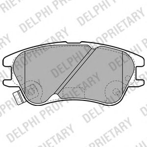 Imagine set placute frana,frana disc DELPHI LP2062