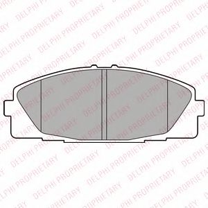 Imagine set placute frana,frana disc DELPHI LP2473