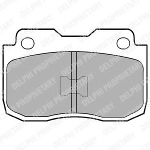 Imagine set placute frana,frana disc DELPHI LP463