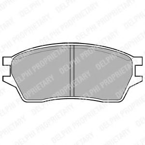 Imagine set placute frana,frana disc DELPHI LP561