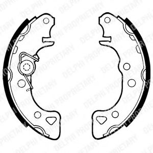 Imagine Set saboti frana DELPHI LS1319