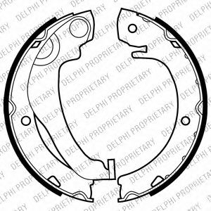 Imagine Set saboti frana DELPHI LS2020